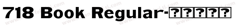 718 Book Regular字体转换